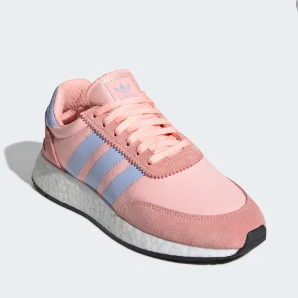 Women's adidas-Iniki Runner-CLEAR ORANGE PERIWINKLE- CG6025-Sz 8.5 - Picture 12 of 14
